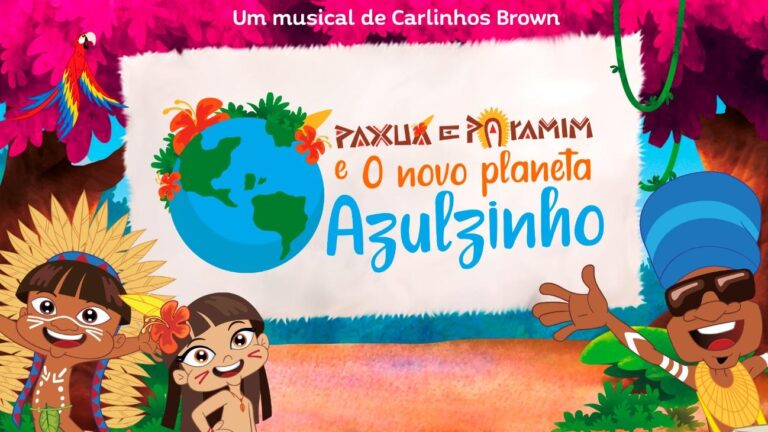 Carlinhos Brown estreia Musical “Pauxuá e Paramim e o Novo Planeta Azulzinho” no Teatro Liberdade em SP
