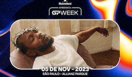Kendrick Lamar é confirmado no segundo dia do GPWeek
