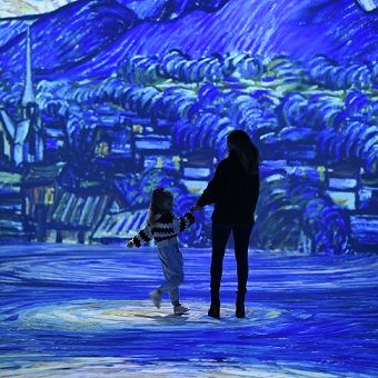 Lar Center recebe a maior exposição imersiva mundial sobre a obra de Van Gogh