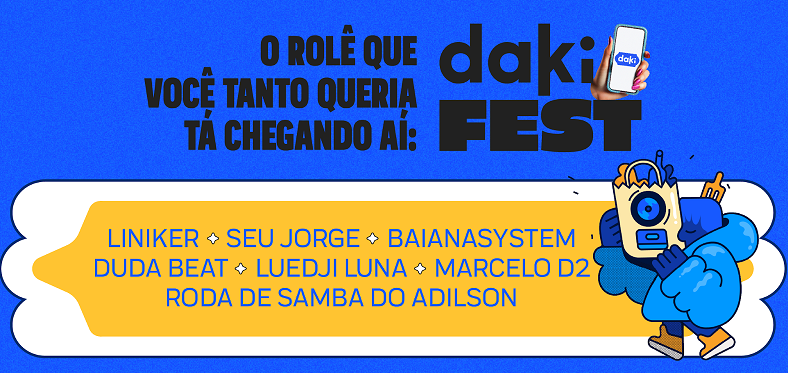 Com shows de Seu Jorge, Marcelo D2, Duda Beat e Liniker, Daki Fest estreia neste final de semana