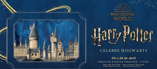 Exposição “Harry Potter: Celebre Hogwarts” em SP